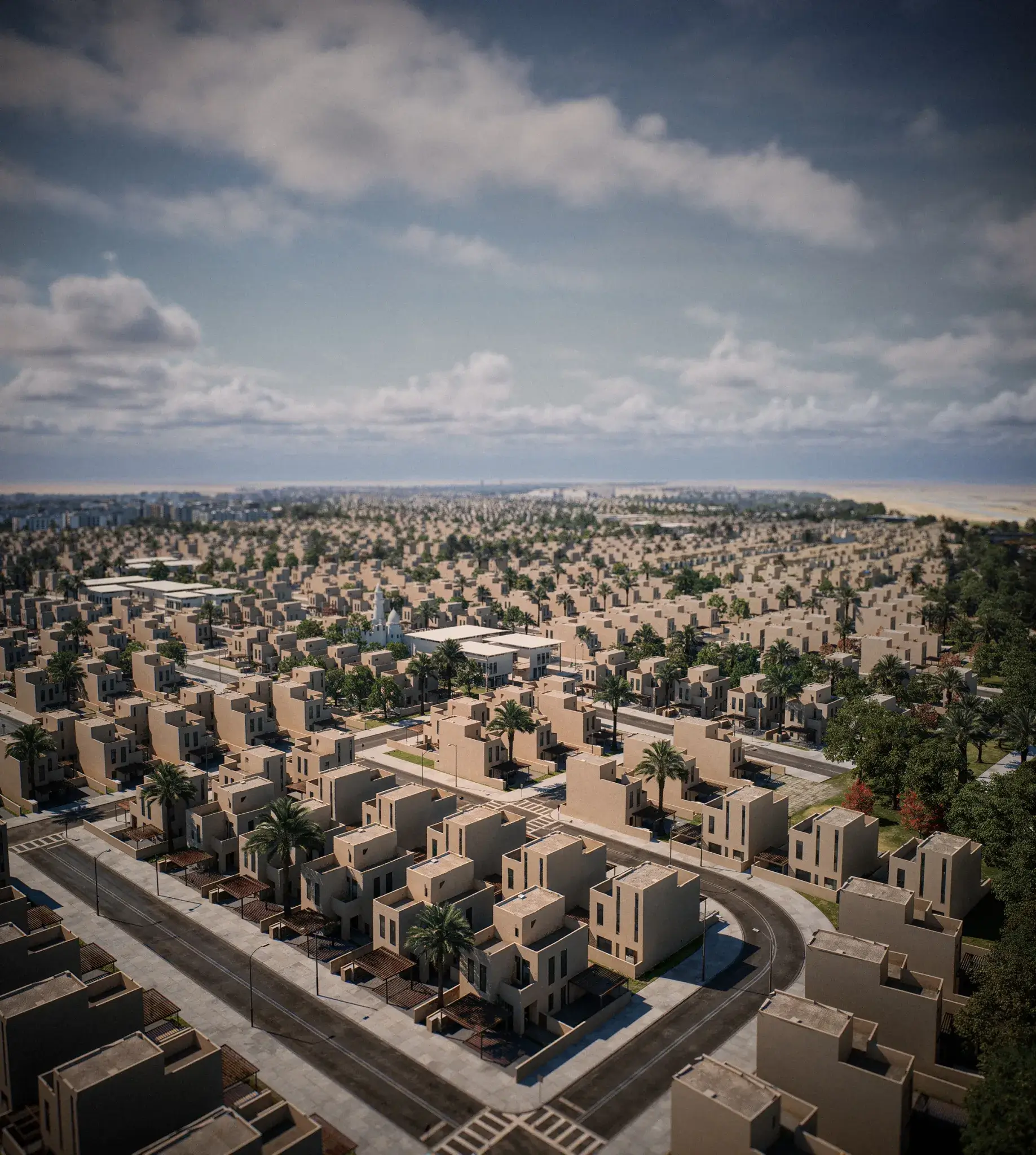 Sedra by Roshn entrance render